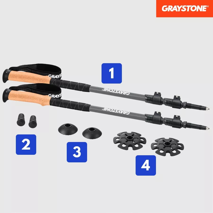 TREKKINIMO LAZELĖS NORDIC WALKING GRAYSTONE G5