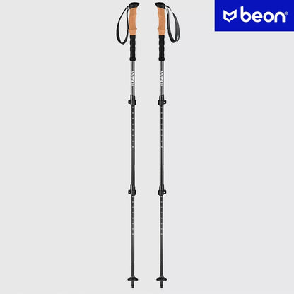TREKKINGO LAZDELĖS NORDIC WALKING LAZDELĖS ANGliespluoštas ANGliespluošto pluoštas BEON CARBON