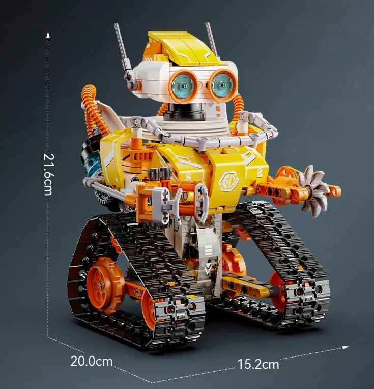 Statybiniai blokeliai CADA CODE ROBOT MODEL W.BOT RC Nuotoliniu būdu valdomas DUAL MODE 455 elementai