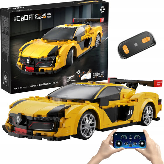 CaDA Renault RC sportinis automobilis, 1:20, 294 detalės