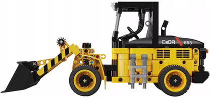 Statybiniai blokeliai CADA TECHNIC mini ekskavatorius-krautuvo modelis 403 detalės
