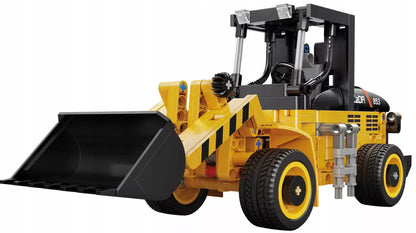 Statybiniai blokeliai CADA TECHNIC mini ekskavatorius-krautuvo modelis 403 detalės