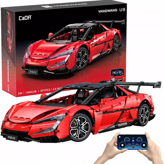 CaDA „Yangwang“ RC konstruktorius, 1:8 mastelis, 3671 det.