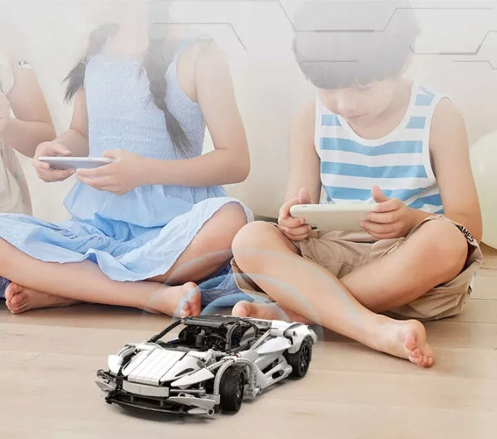 CADA konstruktorius – nuotoliniu būdu valdomas sportinis automobilis Super Storm, 30 cm, 402 dalys