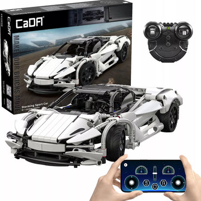 CADA konstruktorius – nuotoliniu būdu valdomas sportinis automobilis Super Storm, 30 cm, 402 dalys