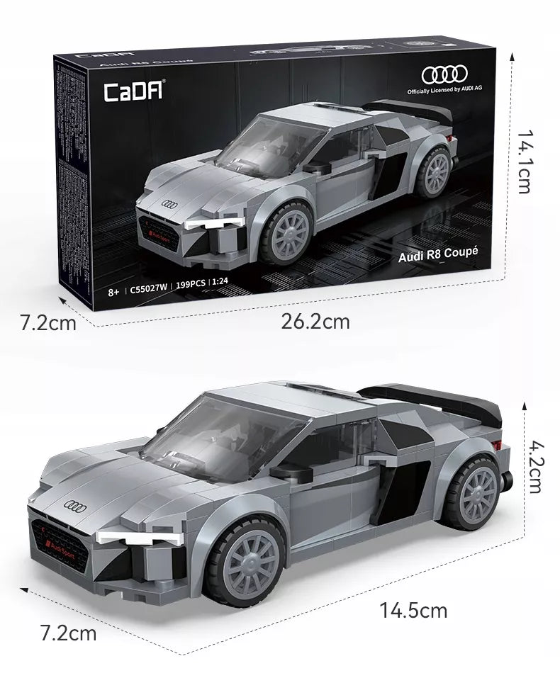 CaDA konstravimo rinkinys Audi R8 Coupe 1:24 199 det.