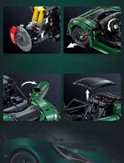 CaDA konstravimo rinkinys Lotus automobilis 54 cm 3730 detalių