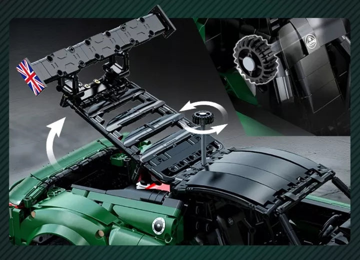 CaDA konstravimo rinkinys Lotus automobilis 54 cm 3730 detalių