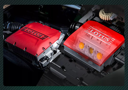 CaDA konstravimo rinkinys Lotus automobilis 54 cm 3730 detalių