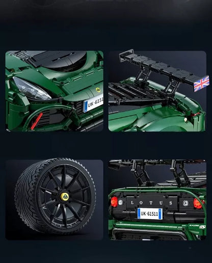 CaDA konstravimo rinkinys Lotus automobilis 54 cm 3730 detalių