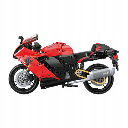 CaDA konstravimo rinkinys Suzuki Hayabusa 1:6 motociklas, 1043 detalės