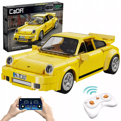 Nuotoliniu būdu valdomas CaDA „Yellowbird“ automobilis (222 dalys)