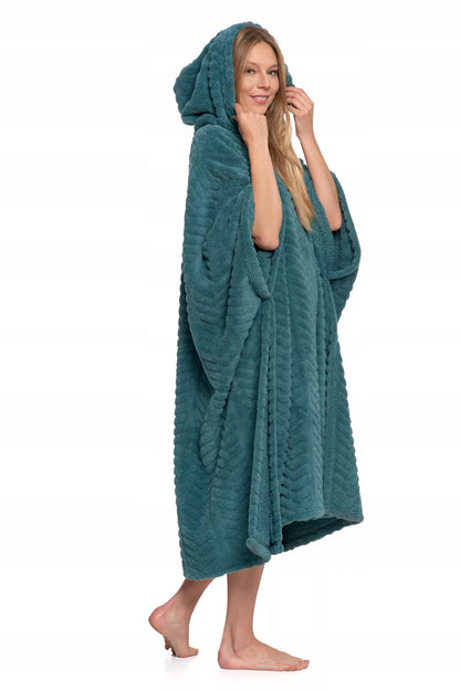 Šilta didelė džemperis su gobtuvu, kaip antklodė žiemai, oversized, MORAJ