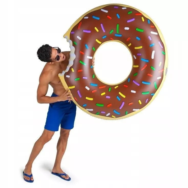 Pripučiama plaukimo ratas/čiužinys baseinui, spurgos formos, 90cm XXL
