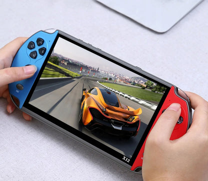 Nešiojama žaidimų konsolė X12 RETRO su daugybe žaidimų 5.1 ekrano meniu vaikams