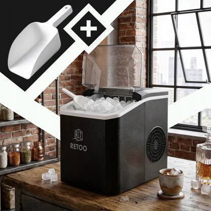 Ledus kubiņu pagatavošanas ierīce 1,5L – 120W, 12kg/24h, ātra un klusa darbība