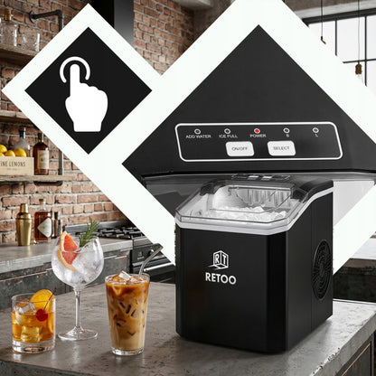 Ledus kubiņu pagatavošanas ierīce 1,5L – 120W, 12kg/24h, ātra un klusa darbība