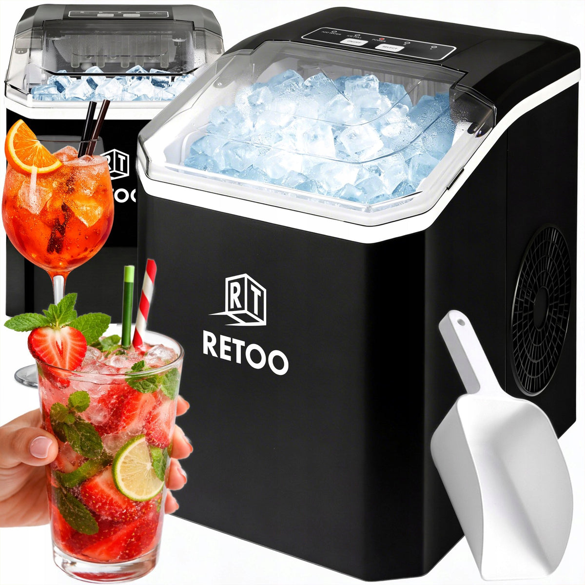 Ledus kubiņu pagatavošanas ierīce 1,5L – 120W, 12kg/24h, ātra un klusa darbība