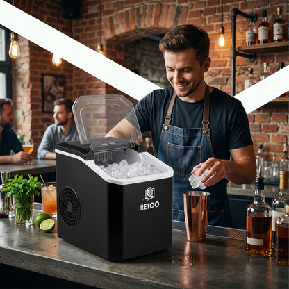 Ledus kubiņu pagatavošanas ierīce 1,5L – 120W, 12kg/24h, ātra un klusa darbība