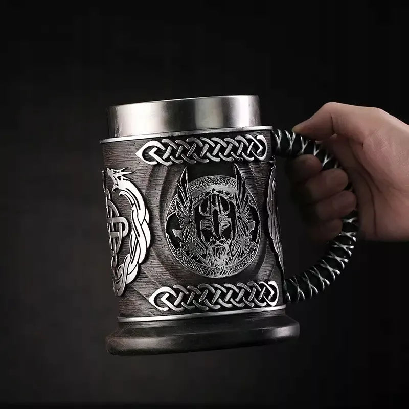 Alus bokalas 500ml Thor Odin Vikingų Plaktukas