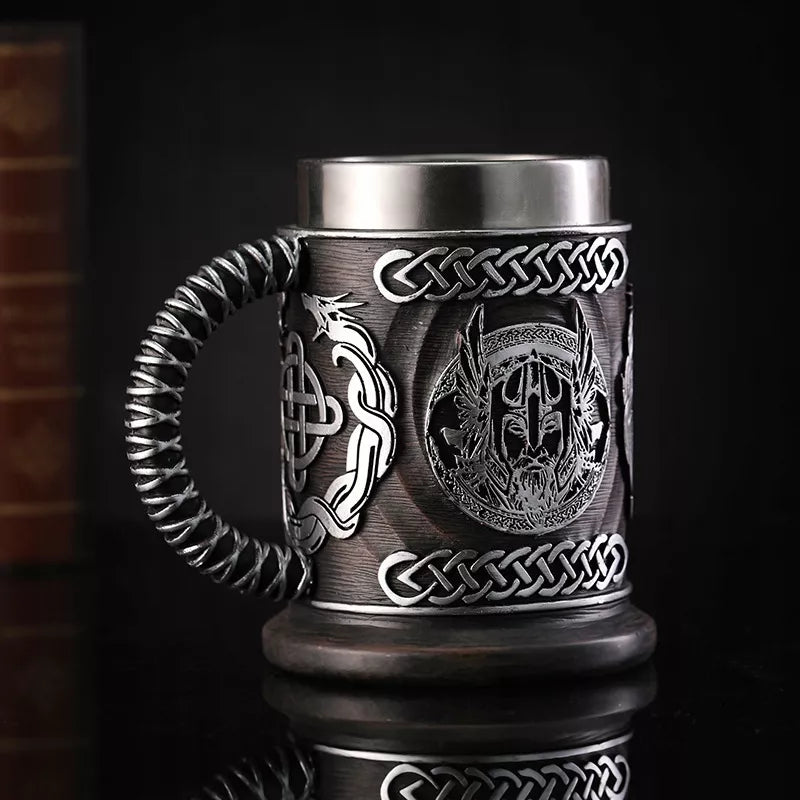 Alus bokalas 500ml Thor Odin Vikingų Plaktukas