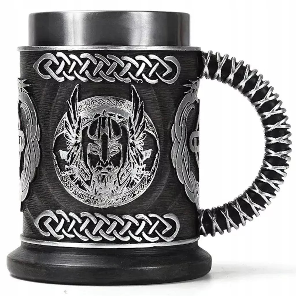 Alus bokalas 500ml Thor Odin Vikingų Plaktukas