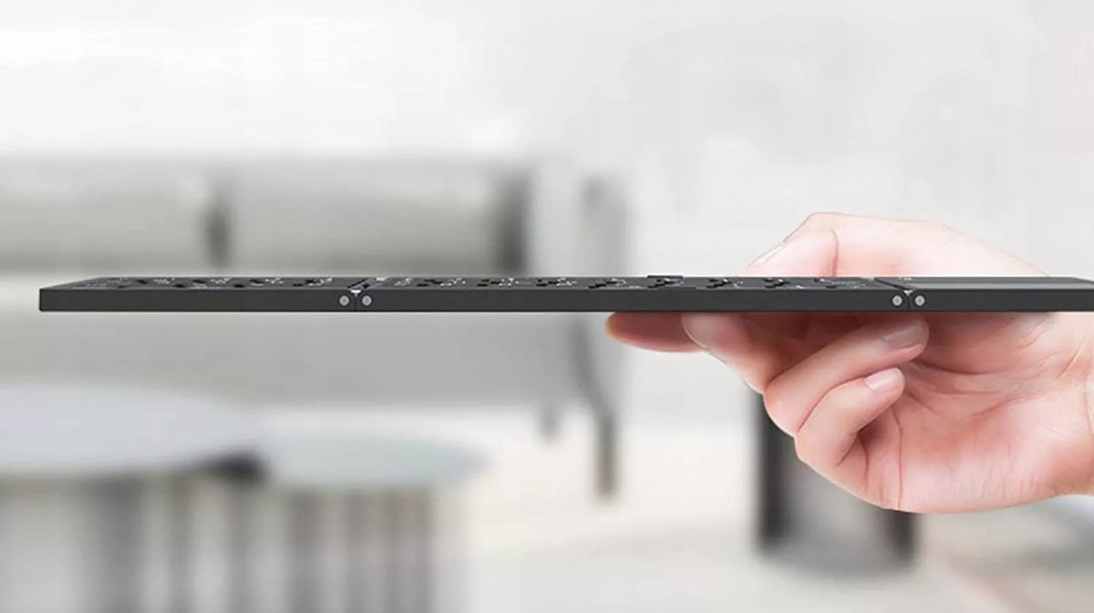 Nešiojama sulankstoma belaidė „Bluetooth“ klaviatūra B089T