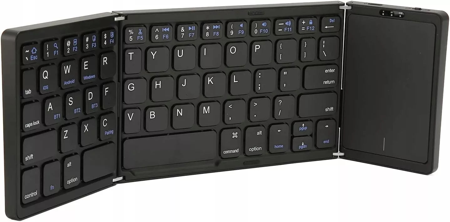 Nešiojama sulankstoma belaidė „Bluetooth“ klaviatūra B089T