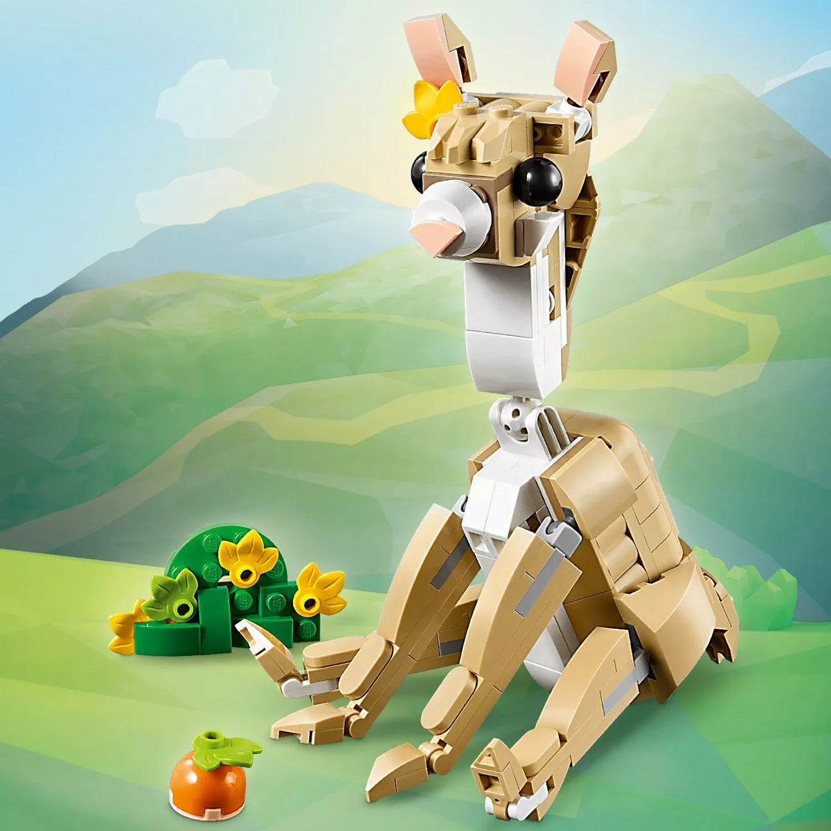 LEGO CREATOR 3in1 kaladėlės 31162 Mielas zuikis, lama, ruonis, triušis