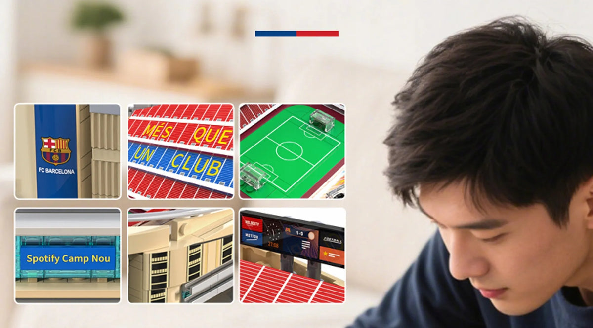 CaDA Barcelona Camp Nou Spotify stadionas 728 det. Barca La Liga konstruktorius