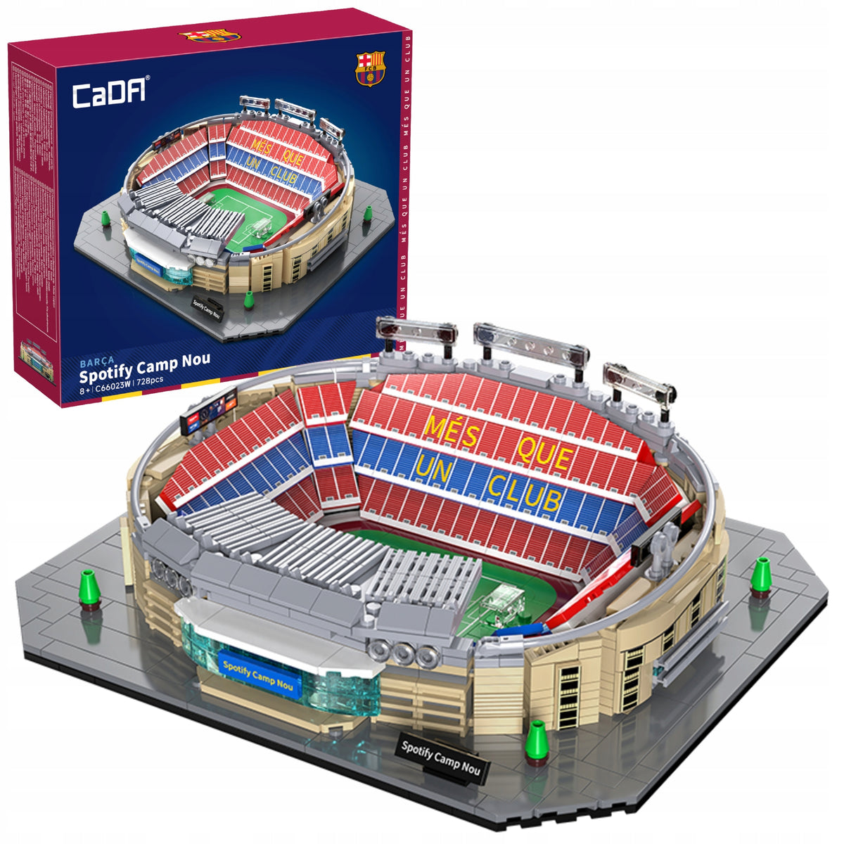 CaDA Barcelona Camp Nou Spotify stadionas 728 det. Barca La Liga konstruktorius