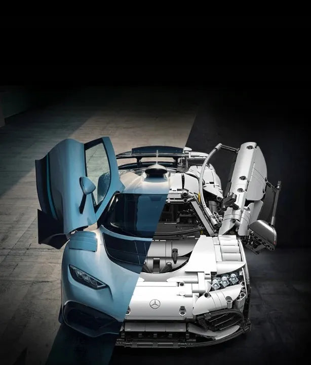 CaDA Mercedes AMG One konstruktorius sportinis automobilis, 3295 detalės, RC