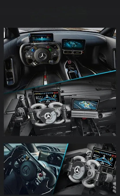 CaDA Mercedes AMG One konstruktorius sportinis automobilis, 3295 detalės, RC