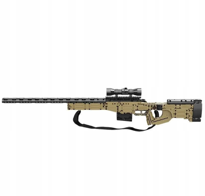 CaDA konstravimo rinkinys Sniper Rifle, 978 dalys, plastikinis