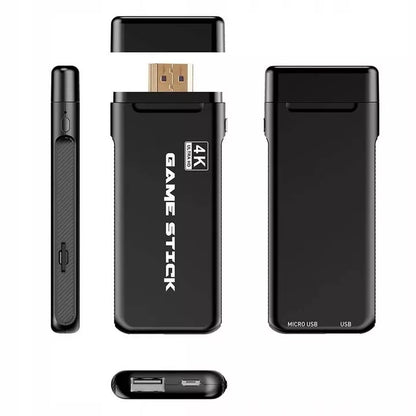 Retro žaidimų konsolė televizoriui, emuliatorius, 2 valdymo pulteliai, 64GB kortelė, 20000 žaidimų