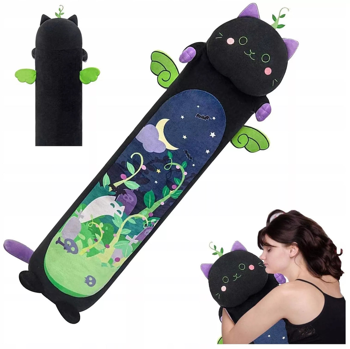 Ilga Pliušinė Katė Žaislas Maskotas, Dydis XXL 100cm