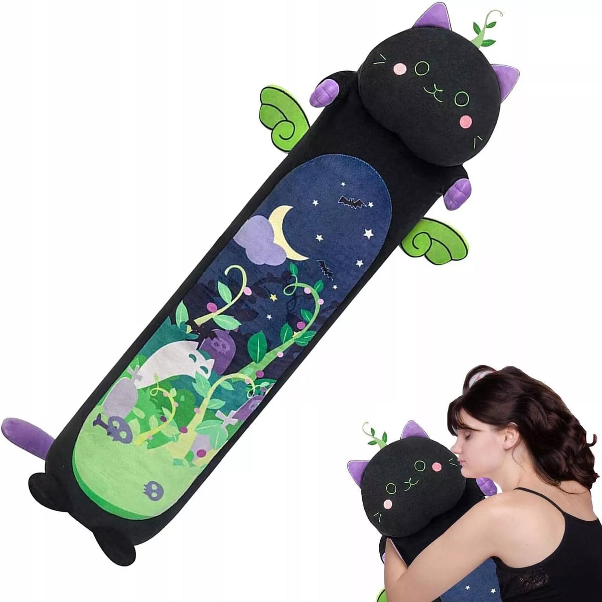 Ilga Pliušinė Katė Žaislas Maskotas, Dydis XXL 100cm