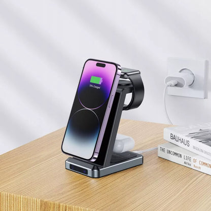 QI 15W INDUKCINIS ĮKROVĖJAS STOVAS SKIRTAS MAGSAFE IPHONE 13 14 15 16 17