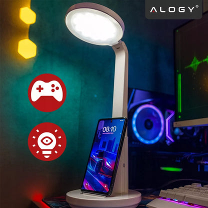 LED DARBNIEČIO STALO ŠVIESTUVAS, GALINGUMO REGULIAVIMAS, BELAIDIS, 6000MAH