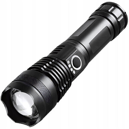 Taktiskais kabatas lukturītis – jaudīgs LED, uzlādējams, ūdensizturīgs, USB-C, 5 apgaismojuma režīmi