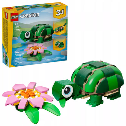 LEGO Creator 3w1 31377 Vėžlys ir vandens lelija