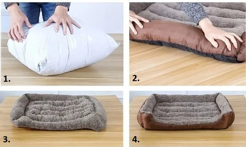 GUULIS TAISYKLES ŠUNIUI IR KATEI 50x50x19 CM SOFA APVALUS GUULIS ŠUNIMS M DYDIS
