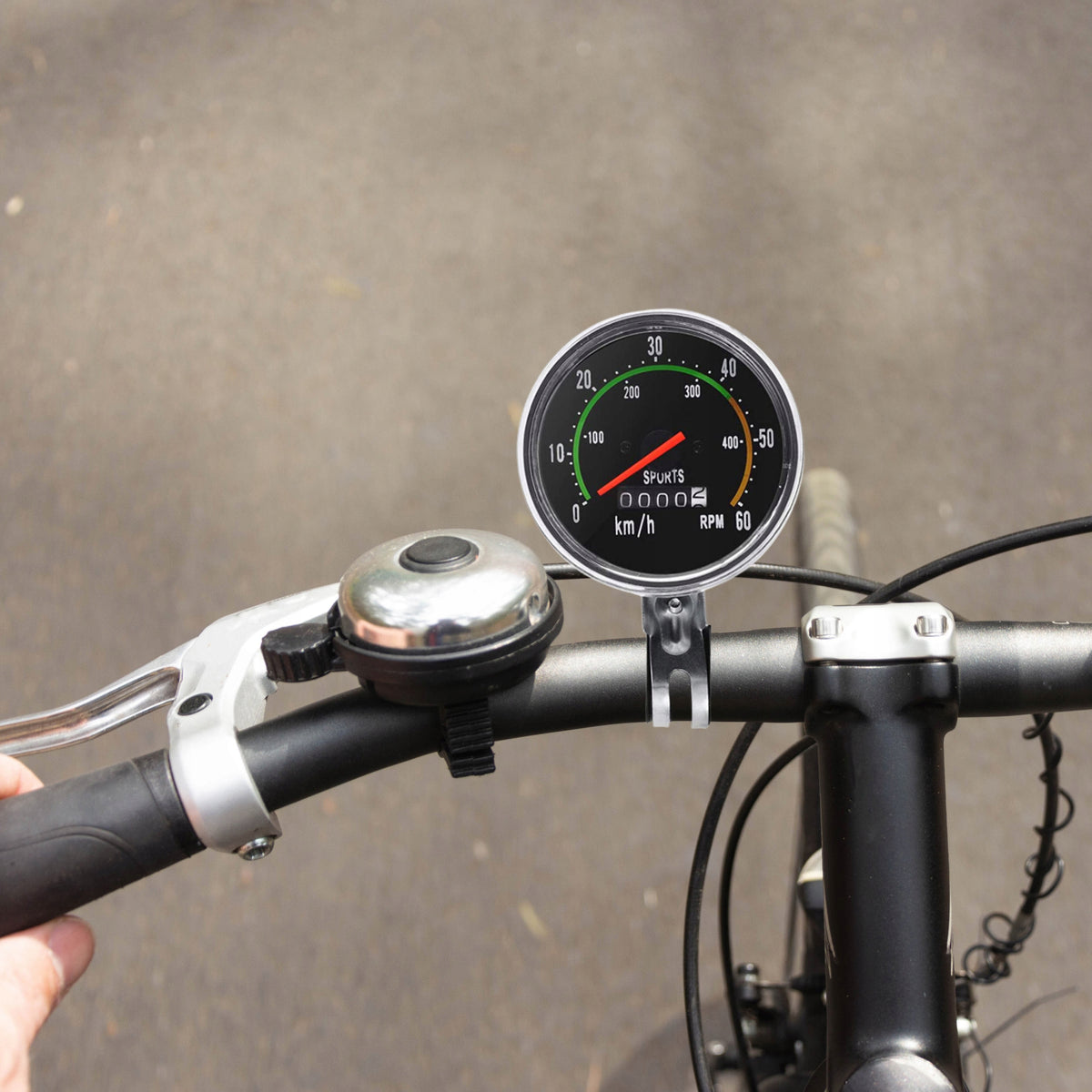 Retro velosipēda skaitītājs – bezbateriju, ūdensizturīgs spidometrs velosipēdam