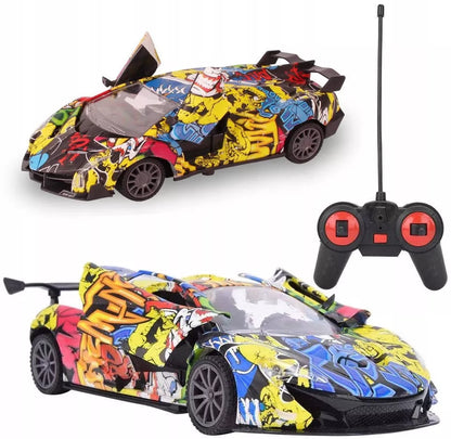 Lamborghini valdomas nuotoliniu būdu automobilis R/C pultelis Graffiti DRIFT Durys