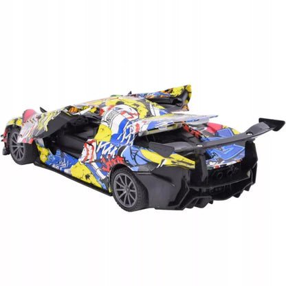 Lamborghini valdomas nuotoliniu būdu automobilis R/C pultelis Graffiti DRIFT Durys
