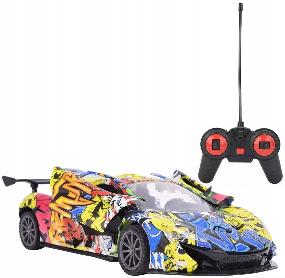 Lamborghini valdomas nuotoliniu būdu automobilis R/C pultelis Graffiti DRIFT Durys