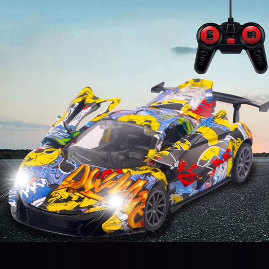 Lamborghini valdomas nuotoliniu būdu automobilis R/C pultelis Graffiti DRIFT Durys