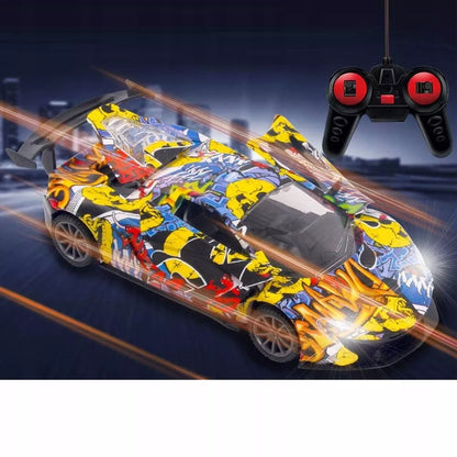 Lamborghini valdomas nuotoliniu būdu automobilis R/C pultelis Graffiti DRIFT Durys