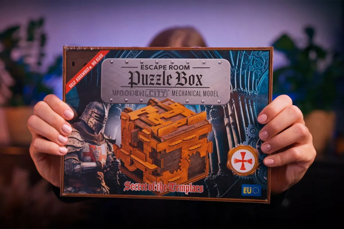 Galvosūkis Escape Room Medinė Dėžutė 3D Dėlionė