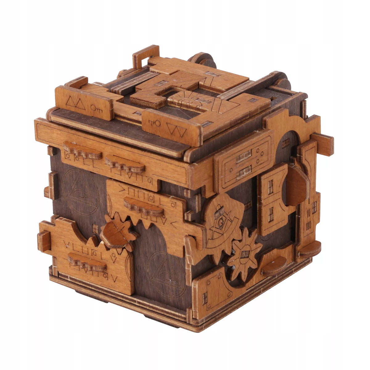 Galvosūkis Escape Room Medinė Dėžutė 3D Dėlionė